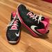 Nike Shoes | Gently Worn Girls Nike Basketball Sneakers Size 6 1/2. Black And Pink | Color: Black/Pink | Size: 6.5bb