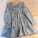 Zara Dresses | 12-18 Months Zara Denim Toddler Girls Dress. | Color: Blue | Size: 12-18mb