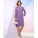 Draper's & Damon's Women's Lace Sleeve Dress - Purple - XL - Misses