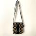 Coach Bags | Coach Signature Print Fabric Crossbody Black Gray | Color: Black/Gray | Size: Os