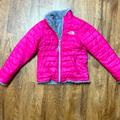 The North Face Jackets & Coats | Girls Reversible Northface Size 6 | Color: Gray/Pink | Size: 6g