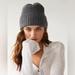 Free People Accessories | Free People | Winnie Waffle Cuff Beanie Fall Grey | Color: Gray | Size: Os