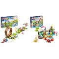 LEGO 76994 Sonic The Hedgehog Sonics Looping-Challenge in der Green Hill Zone & 76992 Sonic The Hedgehog Amys Tierrettungsinsel Spielzeug-Set