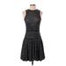 Tibi Casual Dress - A-Line: Gray Marled Dresses - Women's Size 2