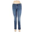 New York & Company Jeans - Low Rise: Blue Bottoms - Women's Size 8 Petite