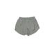 Nike Athletic Shorts: Gray Color Block Activewear - Women's Size Medium