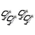 Kisangel 4 Pcs Bicycle Hooks Bicycle Trailer Hitch Infant Bike Attachment Bike Trailer Hitch Bicycle Rear Rack Accessories Bike Trailer Adapter Bike Trailer Connector Pet Baby Rear Frame