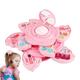 Little Girl Makeup Set,Little Girls Washable Cosmetics Toys - Pre-Kindergarten Toys Cosmetics with Water-Soluble Formula for Home, Early Learning Center, Classroom