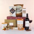 THE BOX OF INDULGENCE HAMPER - Virginia Hayward, Food and Wine Gift Hamper with Red Wine