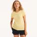 Nautica Women's Sustainably Crafted Deck T-Shirt Soft Yellow, XL