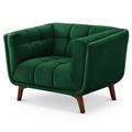 Armchair - Corrigan Studio® Cointon 45" Wide Tufted Armchair in Green | Wayfair D82632EFA4794E6CB31AA57278B339DD