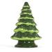 The Holiday Aisle® 11.5" Blank Christmas Tree - Inspired Vintage Christmas Tree - Light Up Tree in Green | 9.5 H x 6.5 W x 6.5 D in | Wayfair