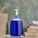 Prep & Savour Denaisha 1 Gallon Detergent Glass Pump Jug Glass in Blue | Wayfair D7FEDC78869E4A36B5DC09FFCD1FCADA