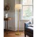 Latitude Run® Neleh 62" Floor Lamp Metal in Yellow | 61.75 H x 15 W x 15 D in | Wayfair 70107892A6D54818ADF1B6646165FCD9