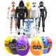 6 teile/los Star Wars Figur PVC Modell Puppe Darth Vader Storm trooper R2D2 deformierte Ei Spielzeug