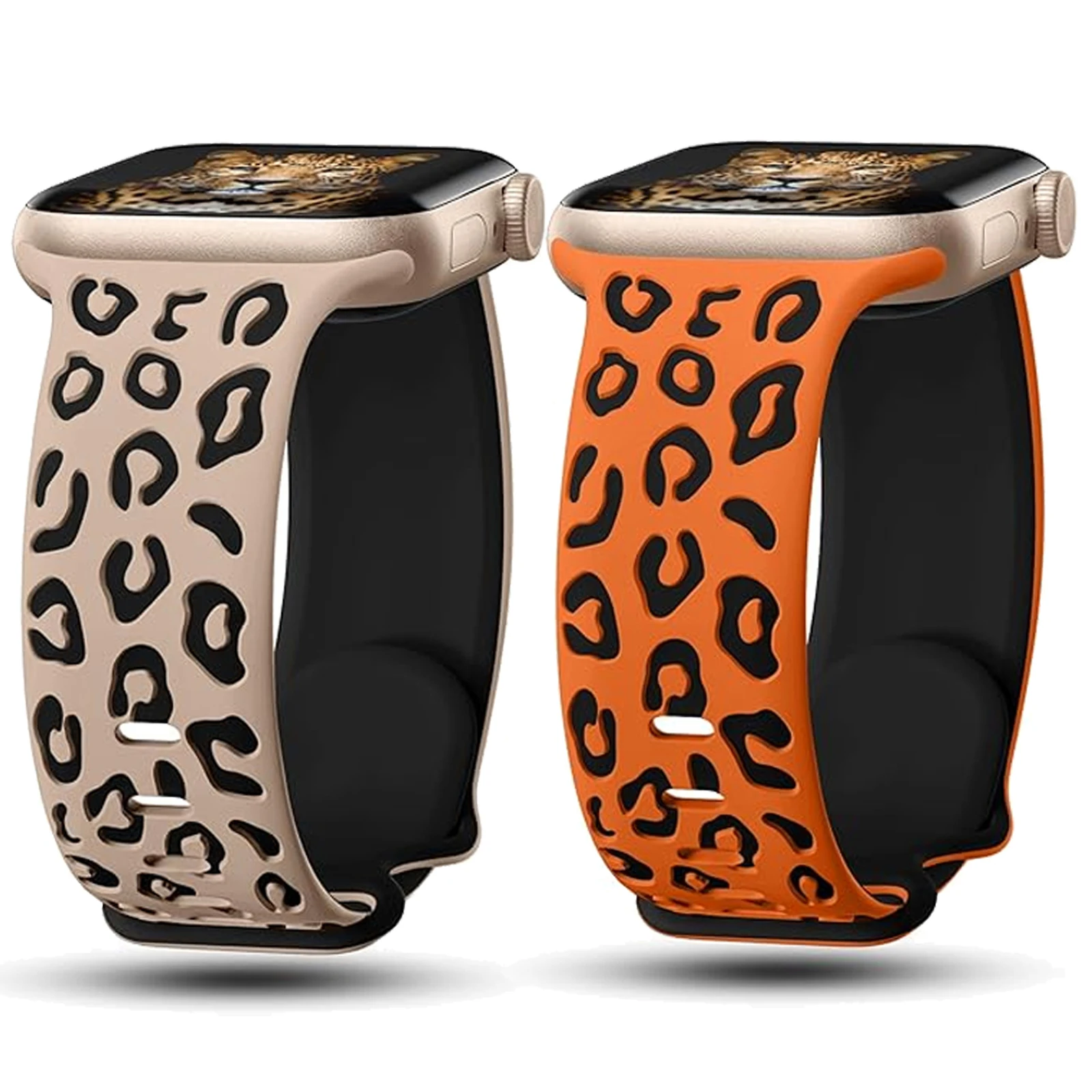 Silikon graviertes Armband für Apple Watch-Armbänder 40 mm 44 mm 41 mm 45 mm 49 mm 38 mm Armband iWatch Serie 9 8 7 6 5 4 3 SE Ultra 2 Band Image