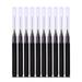 Jzenzero 20pcs Oral Care Interdental Brush Remove Food Particles Foods Plaque Easily for Home Personal Daily Use Black