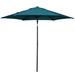 MS 7.5 Foot Push-Up Round Market Umbrella Teal
