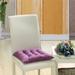 TUTUnaumb Thick Soft Seat Cushion Square Chair Pad for Carpet Indoor Outdoor 15.74 Ã—15.74 Garden Patio Seat Cushion Bar Stool Pad Office Chair Seat Cushion Pads for Dining Chairs-Dark Purple