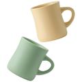 2Pcs Ceramic Coffee Mugs Tea Cup Household Coffee Mug Milk Mug Tea Drinking Cup