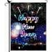 New Years Eve Party Supplies 2024 Happy New Year Garden Flag Decor 12x18 Double Sided Happy New Year Decorations Celebrate New Year Count Down Yard Sign Winter Holiday Party Outdoor Decorations