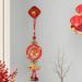 BLESIYA Chinese New Year Hanging Ornaments Decor Party Pendant Wind Chime