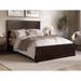 Naples Solid Wood Low Profile Platform Bed with Matching Footboard
