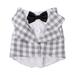 YUHAOTIN Dog Shirts for Small Dogs Boy Fall Small Pet Parrot Dress Up Clothes Pet Bird Gentleman Bow Tie Chest and Back Decoration Small Dog Sweater Dog Clothes for Small Dogs Girl Dress