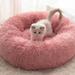 Weloille Dog Bed Pet Bed Pets Cat Dog Round Winter Warm Sleeping Bag Bed Cushion Mat Long Fluffy Plush Soft Pet Bed Warming Dog Beds