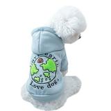 YUHAOTIN Dog Clothes for Large Dogs Pink Dog Clothing Cat Clothing Teddy Than Bear Two Feet Love Earth Hoodie Dog Clothes for Large Dogs Cute Dog Sweater Large Size Dog Male