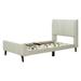 Twin Size Elegant Velvet Upholstered Platform Bed with Headboard and Footboard, No Box Spring Needed