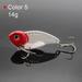 Artificial 5g/7g/10g/15g/20g 3D Eye Vivid Vibrations Trembling Fishing Metal VIB Lures Spoon Lure Spinning Baits Tackle Jig Metal Slice 14G 5#