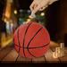 Children s Basketball s Bank Durable Basketball s Bank Ball Game Sports Theme Accommodate 1500 Coins/150 Notes Max Christmas Gift For Kids Red