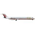 Diecast McDonnell Douglas MD-82 Commercial Aircraft Trans World Airlines White with Red Stripes 1/400 Diecast Model Airplane by GeminiJets