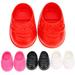 4 Pairs Flat Shoes Girls Clothes Pink Christmas Decorations for Home Doll Bjd Straps Cute Baby