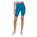 TOMMY HILFIGER SPORT Womens Teal Pocketed Elastic Waist Pull On Color Block Active Wear Bike Shorts Shorts M