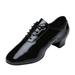 YUHAOTIN Brown Leather Shoes Men Casual Men s Solid Color Lace up Modern Dance Shoes Dance Hall Latin Dance Shoes Mens Leather Slip on Shoes 10.5 Black Leather Shoes Men Casual