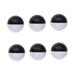 kesoto Golf Balls Golf Practice Balls Beginners Exercise Premium Putting Accuracy Trainer Golf Training for Home Indoor Outdoor Yard 6 Balls Black White