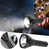 GBSELL Home Clearance LED Torch 100000 Lumens High Power Super Bright Powerful Flashlight USB Rechargeable 5 Modes Military Torch Light Outdoor Searchlight with Rechargeable Battery Gifts for Women