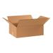 17 1/4 x 11 1/4 x 4 Flat Corrugated Boxes ECT-32 Brown Shipping Box 25 Boxes