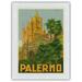 Palermo Sicily Italy - Duomo (Cathedral) - Vintage Travel Poster by Attilio Ravaglia c.1930s - Japanese Unryu Rice Paper Art Print (Unframed) 12 x 16 in