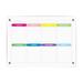 KKCXFJX Clearence Acrylic Calendar Board Refrigerator Magnetic Display Board Weekly Calendar Monthly Calendar Erasable Magnetic Suction Writing Messages Dry Wiping Board