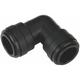 Sealey - Equal Air Pipe Elbow 22mm Pack of 5 John Guest Speedfit PM0322E CAS22EE