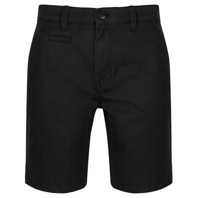 Shorts Scotch Cotton Twill Chino Shorts with Stretch In Jet Black - South Shore / XXL - Tokyo Laundry
