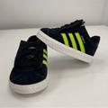 Adidas Shoes | Adidas Gazelle Infant Sneakers Black Suede Shoes Size 2 | Color: Black/Green | Size: 2bb