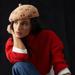 Anthropologie Accessories | - Anthropologie Cherry Beret Hat One Size | Color: Red/Tan | Size: Os