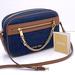 Michael Kors Bags | Michael Kors Jet Set Item Large East West Zip Chain Crossbody Xbody Indi | Color: Blue/Brown | Size: Large 9.5”W X 6.5”H X 2”D