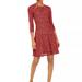 Michael Kors Dresses | Michael Michael Kors Cutout Dress With 3/4 Sleeves Size Small Boho Valentine | Color: Black/Red | Size: S