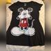 Disney Shirts & Tops | Disney Mickey Mouse T-Shirt 7/8, Medium | Color: Black/Red | Size: 8g