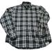 American Eagle Outfitters Shirts | American Eagle Shirt Mens Medium Black Gray Plaid Classic Fit Seriously Soft | Color: Black | Size: M